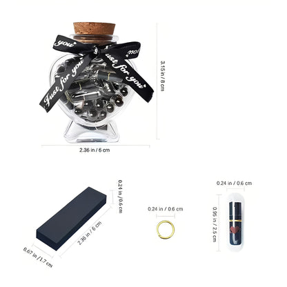 Frasco con Mensajes Personalizados