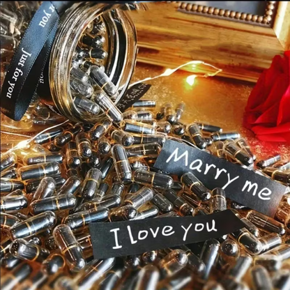 Frasco con Mensajes Personalizados