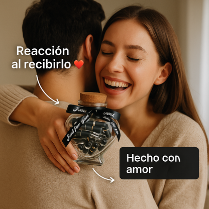 Frasco con Mensajes Personalizados